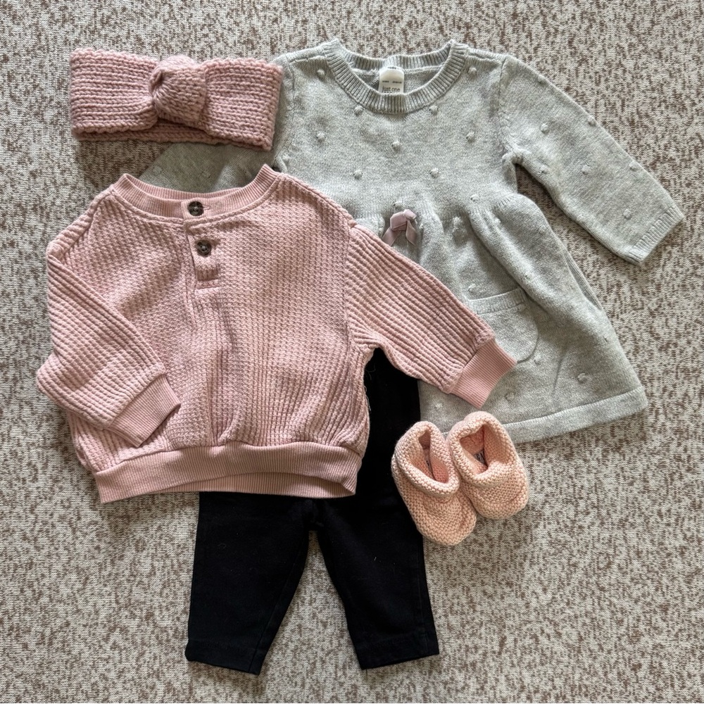 5/$25 Carter’s Baby Girl 5 Piece Outfit Bundle